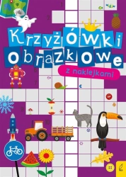 Krzyżówki obrazkowe z naklejkami - Opracowanie zbiorowe