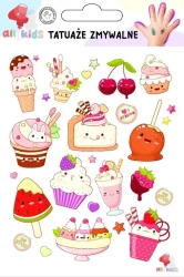 Tatuaże zmywalne dla dzieci Słodkie ciasteczka - All4Kids