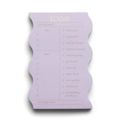 Notatnik Wavy Daily Lilac - Designworks Ink