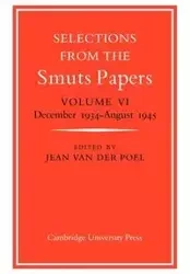 Selections from the Smuts Papers - Jean Van Poel Der