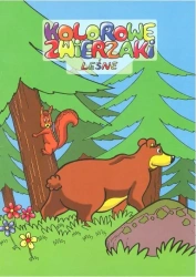 Kolorowe zwierzaki. Leśne - praca zbiorowa