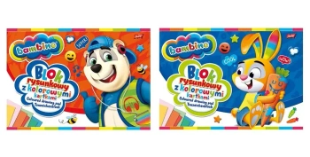Blok rysunkowy kolorowy A4/16K (10szt) BAMBINO - ST-MAJEWSKI