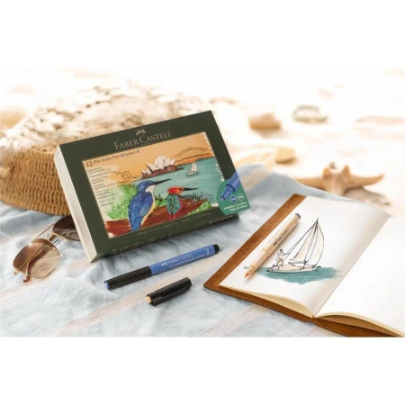 Zestaw pisaków Pitt Artist Pen Sydney 12szt - Faber Castell