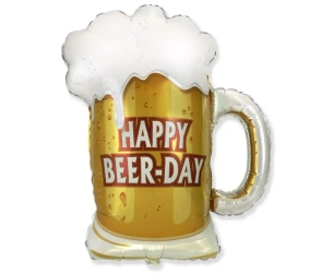 Balon foliowy 61cm Kufel: Happy Beer-Day - Godan