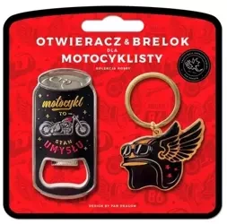Zestaw brelok + otwieracz dla motocyklisty - Pan Dragon