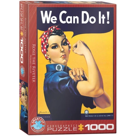 Puzzle 1000 elementów. Stare plakaty - We Can Do It!