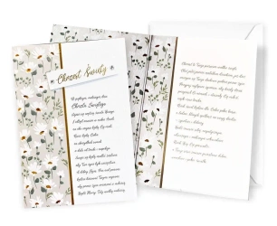 Karnet Chrzest - Kukartka