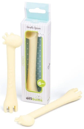 Łyżeczka Żyrafa żółta - Giligums