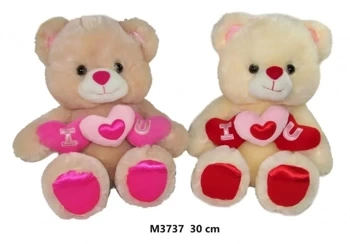 Miś z sercem 30cm MIX - Sun-Day