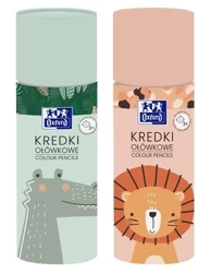 Kredki ołówkowe Kids tuba 24 + 2 kolory - Oxford