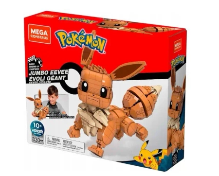 Klocki Duży Eevee Pokemon do zbudowania - Mega Bloks