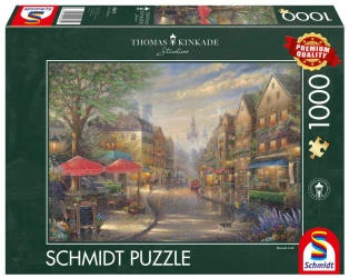 Puzzle 1000 PQ Kawiarenka w Monachium T.Kinkade 109416 - Schmidt Puzzle