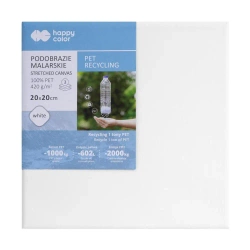Podobrazie malarskie PET z recyclingu 20X20cm Happy Color