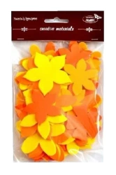 Kwiatki żółto-pomarańczowe 60szt - Galeria Hobby
