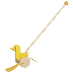 Drewniana kaczka Elli na patyku Goki