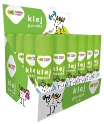 Klej w sztyfcie 8g (24szt) HAPPY COLOR - GDD