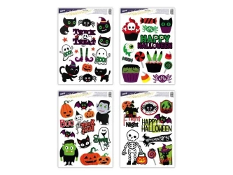 Naklejka Halloween 30x42cm MIX - MFP