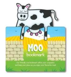 Zwierzęca zakładka do książki - Moo - Krowa - IF