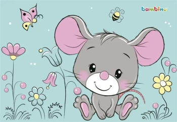 Podkład dwustronny szkolny na biurko Mouse - ST-Majewski