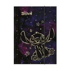 Teczka A4 z gumką Disney Gold Stitch wzór 2 - PATIO