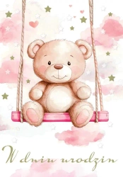 Kartka okolicznościowa Urodziny - Trend