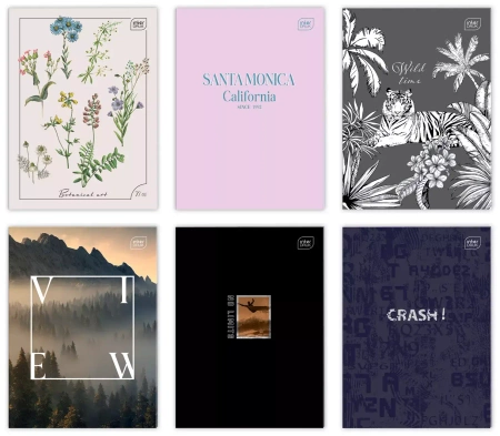 Zeszyt A4 96 kartek Kratka 70g Uv Mix Interdruk