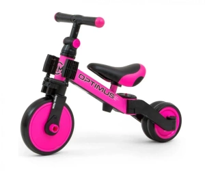 Rowerek 3w1 Optimus Pink - Milly Mally