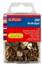 Pinezki metalowe 200szt - HERLITZ