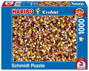Puzzle 1000 PQ HARIBO Lukrecjowe żelki 111113 - Schmidt Puzzle