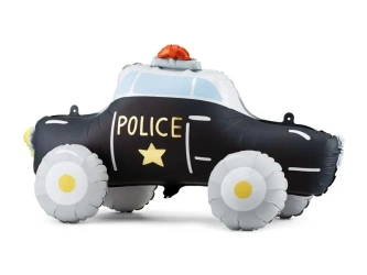 Balon foliowy stojący Wóz Policyjny 90x41cm - PartyDeco