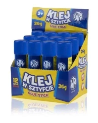 Klej w sztyfcie 36g (12szt) ASTRA - ASTRA papiernicze