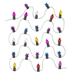 Dekoracyjne mini lamki multikolor 65cm - Dalprint dpCraft