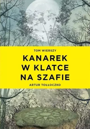 Kanarek w klatce na szafie - Artur Tołłoczko