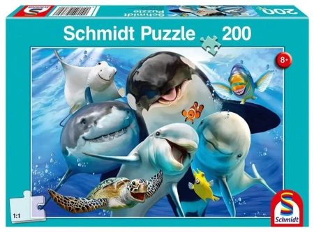 Puzzle 200 Podwodni przyjaciele G3 - Schmidt