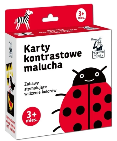 Kapitan Nauka. Karty kontrastowe malucha - Barbara Pakuła, Agata Matraś