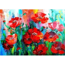 Mozaika diamentowa 5D - Maki 40x30cm - Titanum