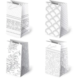 Torebki prezentowe T7-114 Białe 10 sztuk - PAW S.C.