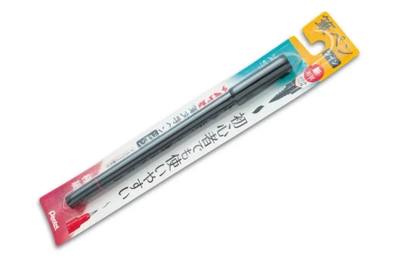 Dwustronny pędzelek do kaligrafii i liternictwa XFSW34 czarny 1 szt. - PENTEL