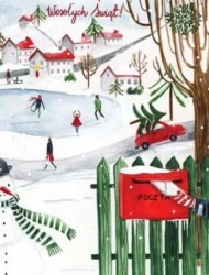 Karnet B6 Boże Narodzenie Poczta - Henry