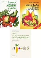 Dieta warzywno-owocowa Dąbrowskiej Ciało Pakiet x3 - Beata Anna Dąbrowska