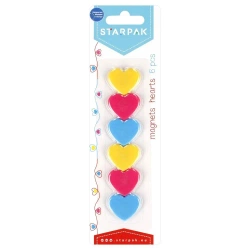 Magnes serce 6 sztuk - STARPAK