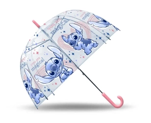 Parasolka Stitch przezroczysta 19 cali D07153MC - Kids Euroswan
