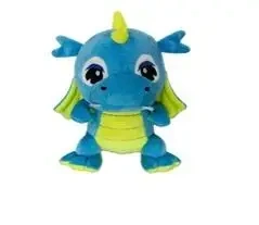 Smok błękitno żółty 15cm - Sun-Day