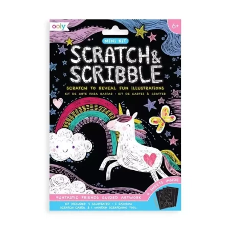 Zdrapywanki Mini Scratch & Scribble Przyjaciele - Kolorowe Baloniki