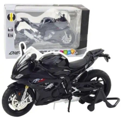 Motocykl metalowy ze świat kem i dźwiękiem 1:12 - Leantoys