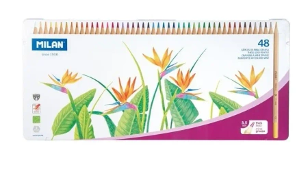 Kredki ołówkowe sześciokatne 48 kolorów 0726148 Milan p1