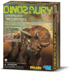 Zestaw naukowy. Wykopaliska Triceratops. - 4M