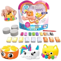 Zestaw z lekką ciastoliną piankolina Squishy Cutie - Lovin