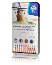 Kredki ołówkowe prestige 12 kolorów  ASTRA - ASTRA papiernicze