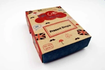 Fun Card English Present Simple CREATIVO - Paweł Dwornik